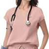 Pavo Womens Medical Scrub Set Comfort Stretch Fit-2