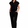 GGEH Women's Scrub Set Polyester Rayon Breathable-0