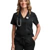Green Town Womens Medical Scrub Set Slim Fit V-Neck-2
