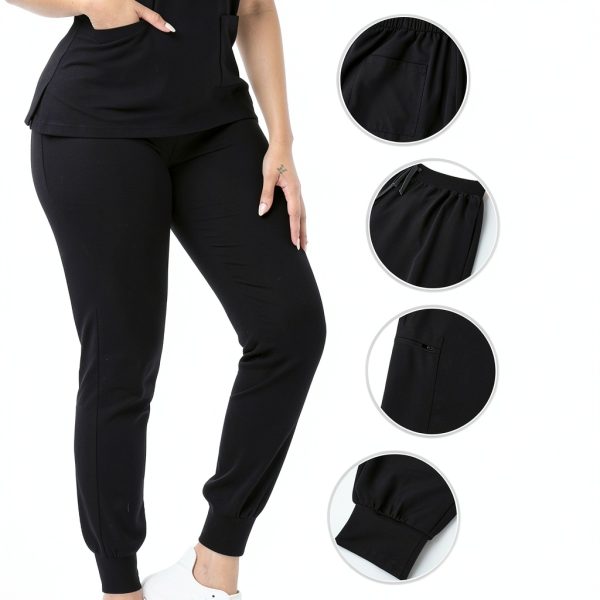 Gray Women's Medical Scrub Set by Brand Name-4