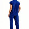 Women's Scrub Set GGEH Polyester Rayon Breathable-2