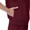 Women Scrub Set Polyester Spandex Medical Uniform Comfort-4
