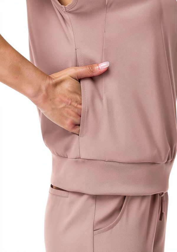 MediWear Womens Scrub Set Polyester Spandex Comfort Fit-4