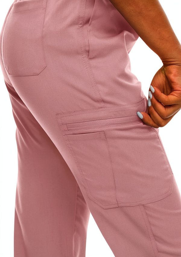 Women's Medical Scrub Set MediWear V Neck Stretch-4
