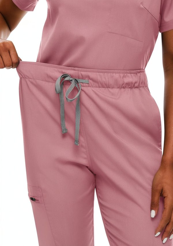 Women's Medical Scrub Set MediWear V Neck Stretch-3