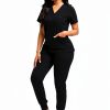 Women's Medical Scrub Set Breathable Fabric-1