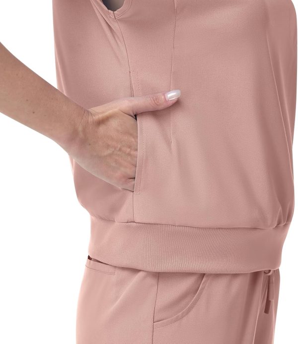 Pavo Womens Medical Scrub Set Comfort Stretch Fit-4
