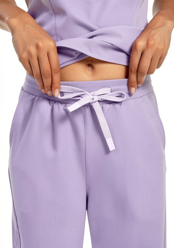 GGEH Women's Scrub Set Polyester Rayon Breathable-5