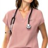 MediWear Womens Scrub Set Polyester Spandex Comfort Fit-2