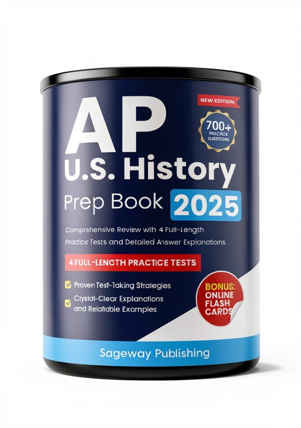 AP US History Test Prep Book 3 Advanced Study Guide 311 Pages-0