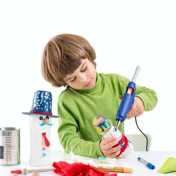 Mini Hot Glue Gun Set by BXBXOLT – Multicolored 8‑Piece Craft Kit-6