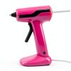 Cordless Hot Glue Gun Kit Liumai USB Rechargeable with 30 Sticks Pink-3