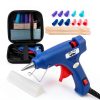 Mr. Pen- Mini Hot Glue Gun Kit with 20 Glue Sticks and 20 Popsicle Sticks & 8 Finger Protector - Fast Preheating Hot Melt Gun, High Temp for School Crafts DIY Arts and Quick Home Repairs-1