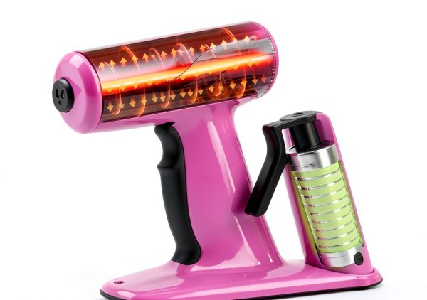 Cordless Hot Glue Gun Kit Liumai USB Rechargeable with 30 Sticks Pink-2