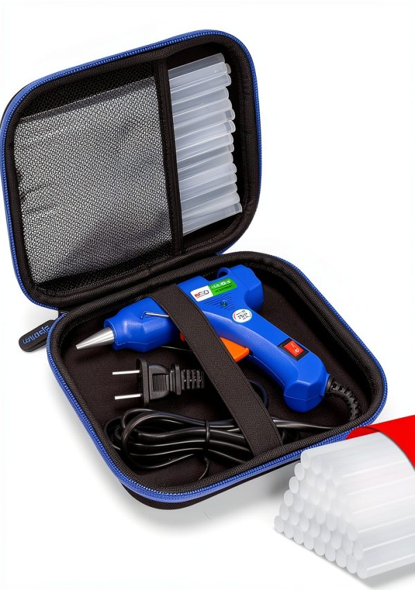 Hot Glue Gun Kit Bjabtan 20W Mini with 40 Sticks and Hardshell Case-0
