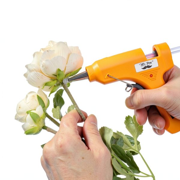 Mr. Pen Mini Hot Glue Gun with 10 Orange Sticks Heavy Duty Craft Gun-4