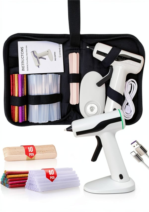 Cordless Hot Melt Glue Gun MONVICT SD-830 2.2Ah USB‑C Rechargeable-0