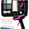 Cordless Hot Glue Gun Fifchall 2Ah Rechargeable with 30 Sticks & Case-0