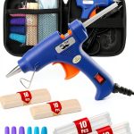 Mr. Pen- Mini Hot Glue Gun Kit with 20 Glue Sticks and 20 Popsicle Sticks & 8 Finger Protector - Fast Preheating Hot Melt Gun, High Temp for School Crafts DIY Arts and Quick Home Repairs-0