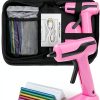 Cordless Hot Glue Gun Kit Liumai USB Rechargeable with 30 Sticks Pink-0