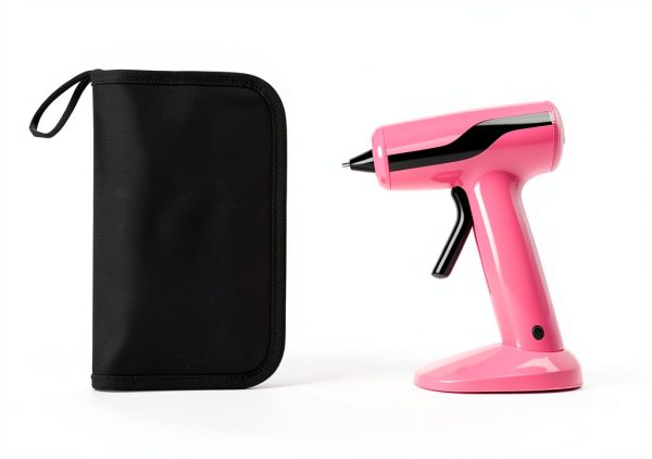 Cordless Hot Glue Gun Kit Liumai USB Rechargeable with 30 Sticks Pink-4