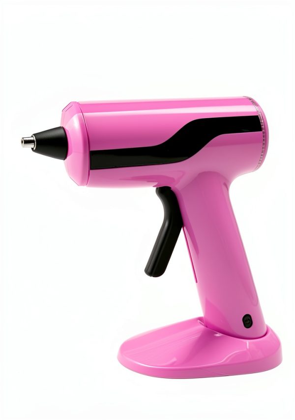 Cordless Hot Glue Gun Kit Liumai USB Rechargeable with 30 Sticks Pink-1