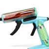 Cordless Hot Glue Gun Fifchall Mini Rechargeable with 30 Sticks Cyan-2