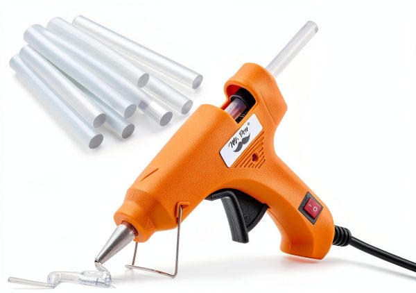 Mr. Pen Mini Hot Glue Gun with 10 Orange Sticks Heavy Duty Craft Gun-1
