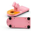 MONVICT Pink Hot Glue Gun Kit, Mini Glue Gun with Suction Cups Stand Anti Stick Silicone Mat, Hot Melt Glue Gun with Fine Tip & 30 Glue Sticks, On/Off Switch Design for DIY, Craft, Home School Project-3
