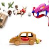 Glue Gun Liumai Mini Hot Melt Glue Kit with 30 Sticks Pink Blue-3