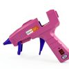 Glue Gun Liumai Mini Hot Melt Glue Kit with 30 Sticks Pink Blue-1